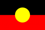 Die Flagge der Aborigines
